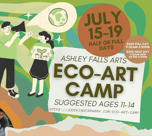 ECO-ART CAMP (Half Day - 9:30am-12pm or 1pm - 3:30pm)